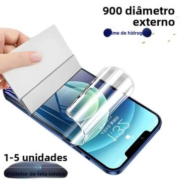 Imagem de Protetor De Tela De Filme Hidrogel Para iPhone 13 12 11 14 15 16 pro M