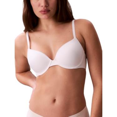 Imagem de CALVIN KLEIN Sutiã feminino forrado com alça conversível constante, Branco, 36C