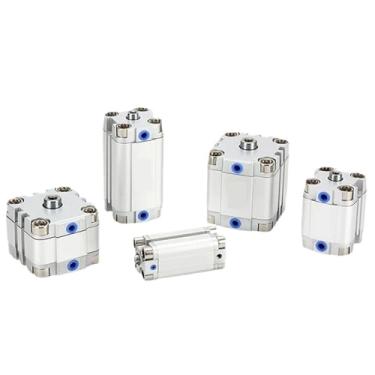 Imagem de Cilindros compactos ADVU Série ADVU-12 16 20 25 32 40 50 63 80-5 10 15 20 25 30 35 40 50 55 60 70 75 80 90 100-A-P-A 1 peça (5 peças 0-A-P-A, ADVU-25)