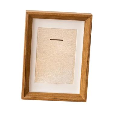 Imagem de FLCPJGV Caixa de Madeira para Guardar Fotos, Patches de Futebol E Pins com Janela Transparente, Ideal para Decorar Fotos E Outros Itens Esportivos, Como Pins, Style a, Tamanho real