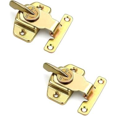 Imagem de Dobradiças dobráveis destacáveis, dobradiça de rolamento de esferas, 2 peças de fechaduras de mesa de jantar, cadeados de metal e fechaduras de ferrolho conector de mesa de jantar trava de armário