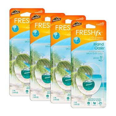 Imagem de Armor All 18597-4PK Difusor de Pendurar Aromatizador de Carro FRESHfx 2,4 ml (Island Oasis, 2,4 ml)