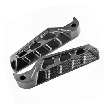 Imagem de Anti-derrapante Para cb500x cb 500x cb500 x 2017-2021 2020 2019 2018 cnc apoio para os pés do passageiro traseiro para pedais traseiros(Gray)
