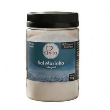 Imagem de Sal Marinho Fino Q-VITA Pote 1 Kg