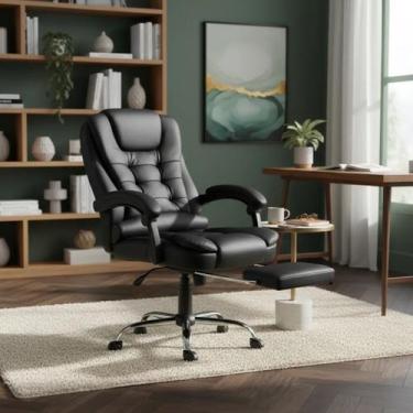 Imagem de Cadeira De Escritório Itália Presidente Ergonômica material sintético 