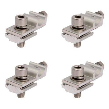 Imagem de Conector Grampo Para Aterramento Em Energia Solar - 4 Peças - Belenerg