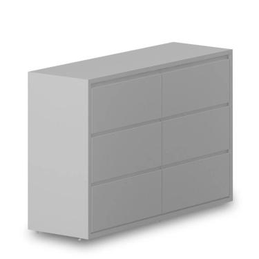 Imagem de Cômoda Wood 6 Gavetas - Branco