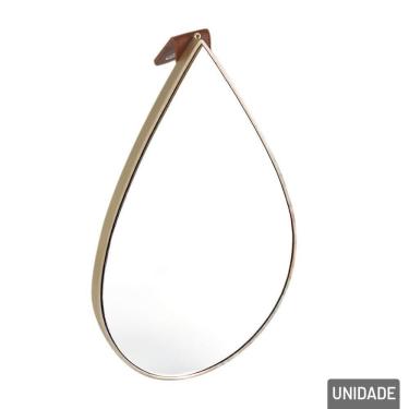 Imagem de Espelho Gota 39x26cm de Parede Decorativo
