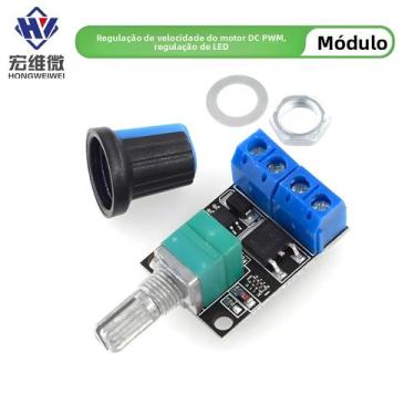 Imagem de Controlador De Velocidade De Motor DC PWM 12V 5V 10A, Regulador De Ten