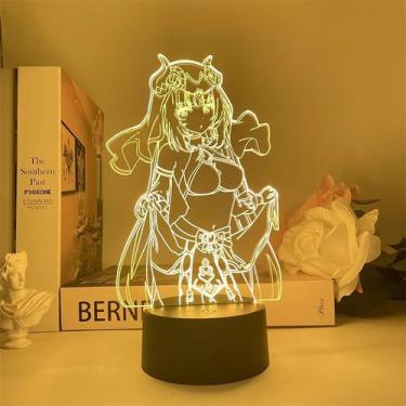 Imagem de Luz noturna LED 3D Plants vs Zombies Nilous Color Changing - yiweisai