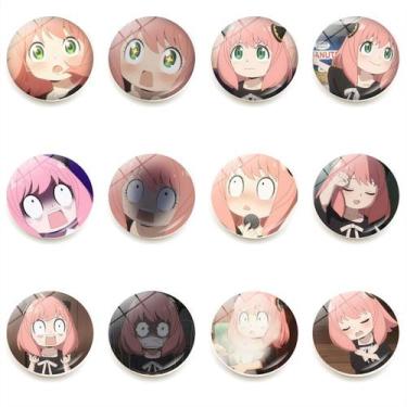 Imagem de Ímãs de geladeira Spys Familys Anyas Forgers Anime 12 unidades/lote - 