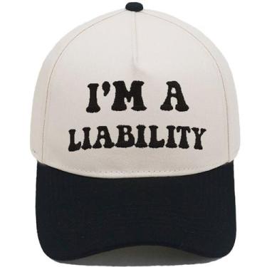 Imagem de Boné de beisebol Boné de algodão para caminhoneiros com texto bordado 