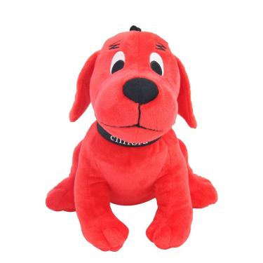 Imagem de Boneco de brinquedo de pelúcia Clifford`s Big Red Dog 22 cm em cor vermelha