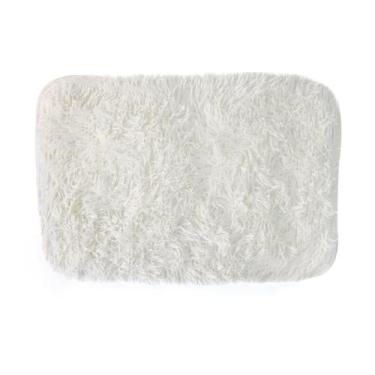 Imagem de Tapete felpudo de poliéster entrada banheiro lavabo 40x60cm - Tokyo De