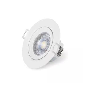 Imagem de Spot Embutido Led Redondo Direcionável 5W 6500K Luz Branca, 3