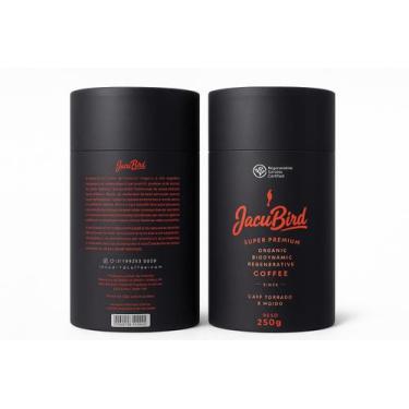 Imagem de Cafe coffe Organico grãos Jacu Bird Lata 250g Camocim, CAFE TORRADO EM