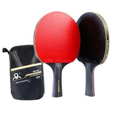 Imagem de Kit Tênis De Mesa Gold Sports Boli 6.0 Series - 2 Raquetes 6 Star Prof