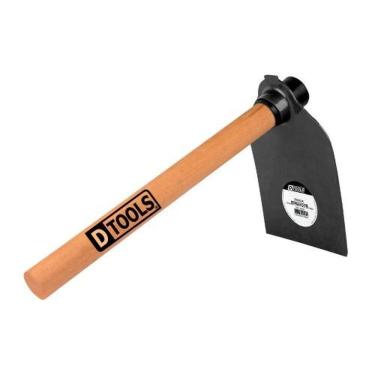 Imagem de Enxadão Largo 23 X 14 Com Cabo De Madeira - Ideal Para Jardinagem E Agricultura