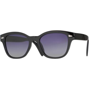 Imagem de Óculos de Sol Feminino Preto Quadrado Polarizado Proteção UV400 Original Village Heaven...