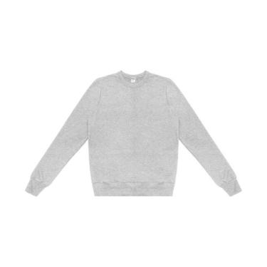 Imagem de Blusão Feminino Básico de Moletom Rovitex Cinza, G, Cinza