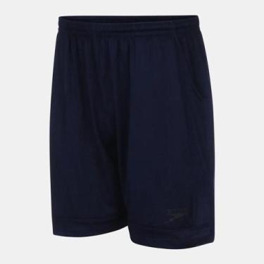 Imagem de Short Speedo Recorte Texturizado Masculino, Azul escuro, M, Masculino