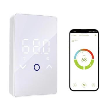 Imagem de Termostato inteligente MAXKOSKO WiFi para aquecimento elétrico de piso