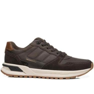 Imagem de Sapatênis Pegada Masculino em Couro Coffe 112103-06-Masculino