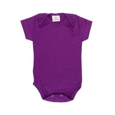 Imagem de Body Bodie Manga Curta Canelado Light Bebê Fresco Verão Liso Básico Me