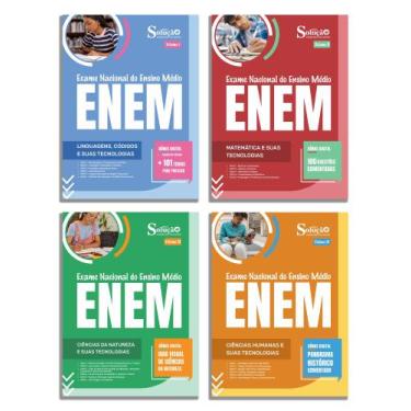 Imagem de Coleção ENEM Estratégico - 4 Volumes - Editora Solução