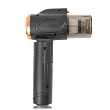 Imagem de Mini Aspirador De Po Portatil Vertical Usb Recarregavel 2 Em 1 Retratil Automotivo Sofa Preto:preto