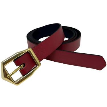 Imagem de Cinto Feminino Causal Presente Barato Promoção  - RIJEERO, Vermelho, G