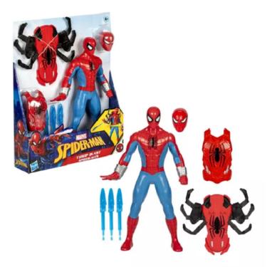 Imagem de Boneco Homem Aranha Thwip Blast Spider Man – 28 Cm ,  Dispara Dardos, Acessorios   - Ha...