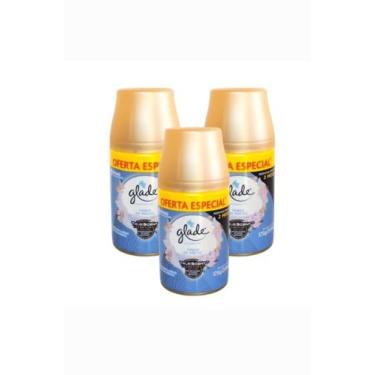 Imagem de Refil aromatizador de ambientes glade toque de maciez 260ml., kit 3 un