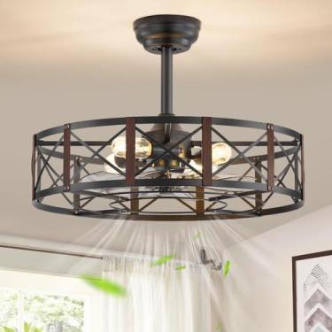 Imagem de Ventilador de Teto Fanbulous 23" Sem Hélices com Luz e Controle Remoto