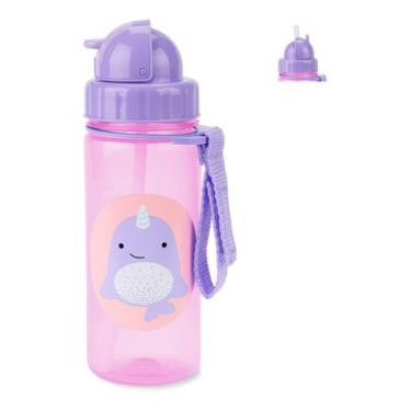 Imagem de Garrafinha De Água Infantil  Zoo Skip Hop Com Canudo