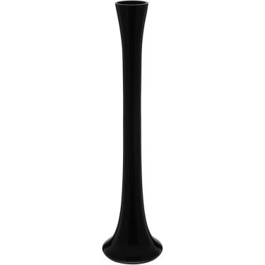 Imagem de VASO DECORATIVO ENFEITE PLANTA VIDRO 50x12x12cm PRETO