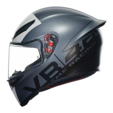 Imagem de Capacete AGV K1S Limit 46 Preto e Cinza Fosco Tamanho:58, 58