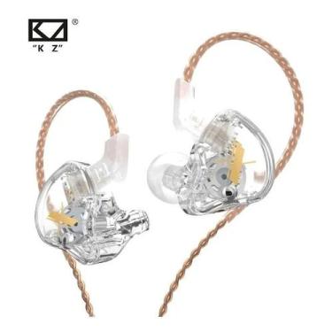 Imagem de Fone Retorno De Palco Kz EDX Sem Microfone, TRANSPARENTE