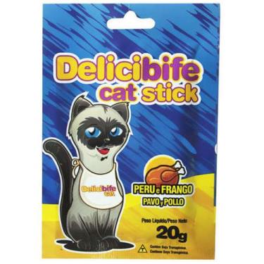Imagem de Petisco Palitinho Delicibife Bifinho Cat Stick para Gatos Sabor Aves F