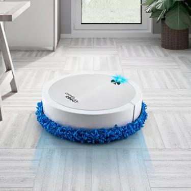 Imagem de Robô de Limpeza Automático Recarregável Grupo Shopmix Passa Pano Seco e Molhado Função Mop 60 Min Bivolt