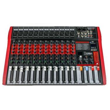 Imagem de Mesa de Som 12 Canais Profissional  Soundvoice MR122 RUBI