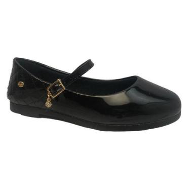 Imagem de Sapato Klin Princesa Baby Com Pigente Baby Menina, Preto, 22