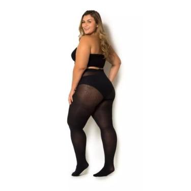 Imagem de Meia Calça Trifil Plus Size Fio 80 Opaca 6100 Poliamida (W06100), Pret