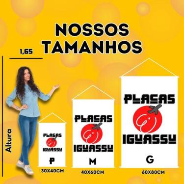 Imagem de Banner de Açaí 30x40cm Placas Iguassu: Ideal para Pendurar, Divulgar e