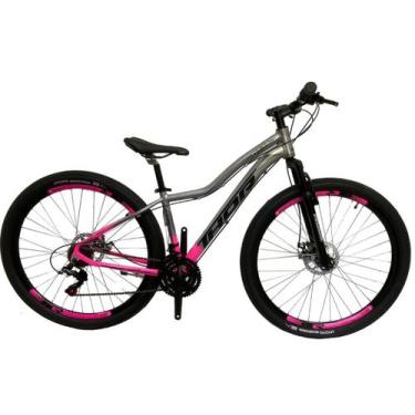 Imagem de Bicicleta aro 29 thor, fem, freio a-disco, 21 marchas, Prata, 15