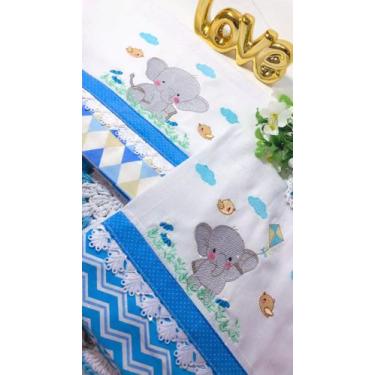 Imagem de Kit fralda azul passeio - AAGG BABY