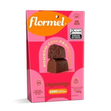 Imagem de Bombom Zero Açúcar Cranberry Flormel 60g