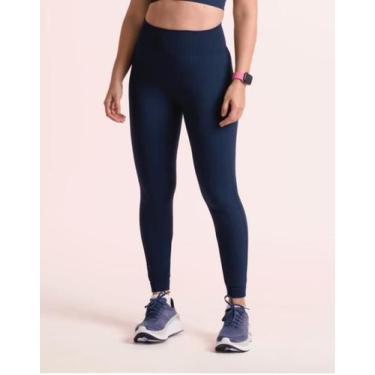 Imagem de Calça Legging AF Seamless Basic 71756-001 Lupo Sport, Azul escuro, GG