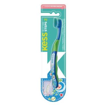 Imagem de Escova Dental Kess Steps 2 Cerdas Extra Macias Kess