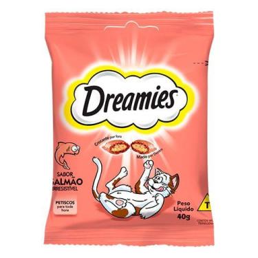 Imagem de Petisco Dreamies Salmão Para Gatos Adultos 40g - MARS
